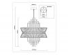 Подвесная люстра Ambrella Light High Light Crystal LH41023