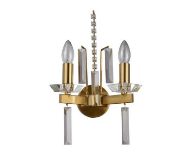 Бра Crystal Lux Marron AP2 Brass