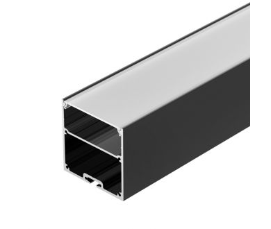 Алюминиевый профиль Arlight SL-LINE-5050-LW-2000 ANOD BLACK 038451