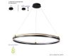 Подвесная люстра Crystal Lux FERNANDO SP88W LED BLACK/GOLD
