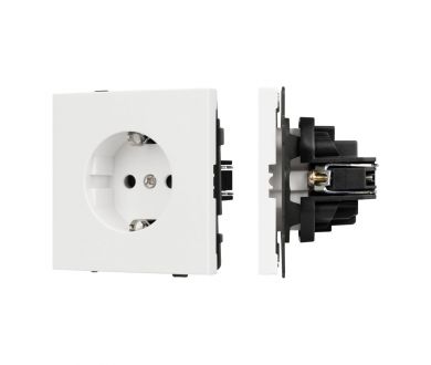 Механизм электрической розетки Arlight SCT-NOBE-MEU1-SFPL-WH (230V, 16A) 054276