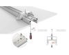 Профиль с экраном Arlight S2-LINIA69-F-2500 ANOD+OPAL 021177