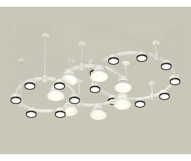 Комплект подвесного светильника Ambrella Light Techno Ring XR92212010 (A9221, A9226, C9241, C9232, C9236, C9231, N8140, N8113)