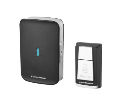 Звонок беспроводной Elektrostandard DBQ19M WL 36M IP44 черный 4690389144882
