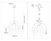 Люстра на штанге Ambrella Light High Light Ceramo Modern LH53333