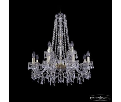 Подвесная люстра Bohemia Ivele Crystal 1403/8+4/240/h-76 G