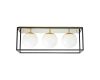 Потолочный светильник Lumina Deco Maldini LDC 8060-3 F.GD+BK