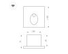 Светильник для ступеней Arlight LT-TIE-S100-3W Warm3000 (RD, 45x70 deg, 230V) (IP65 Бетон) 051051