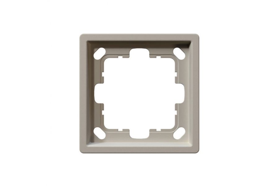 Рамка серия FD 1-постовая, цвет Сахара Jasmart FD1001SH