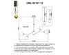 Люстра на штанге Omnilux Crotone OML-95107-12