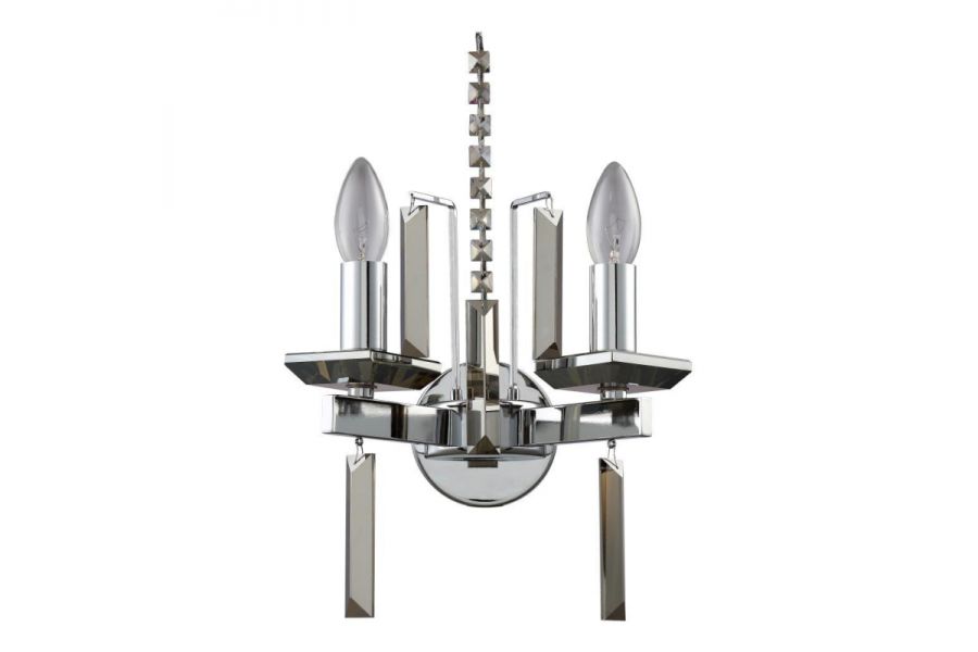 Бра Crystal Lux Marron AP2 Chrome