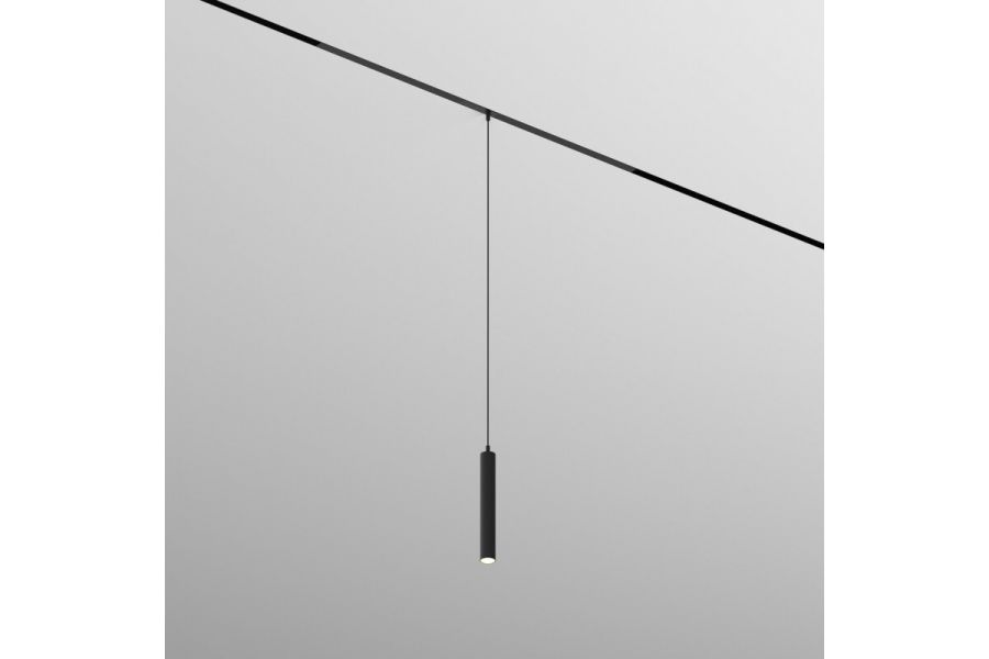 Трековый однофазный светильник Denkirs Simple Spot DK8208-BK