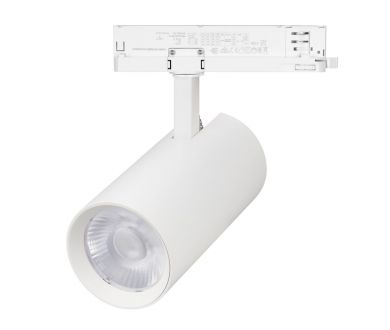 Трековый трехфазный светильник Arlight LGD-GERA-4TR-R90-30W Day4000 (WH, 55 deg, 230V, DALI) (IP20 Металл) 058815