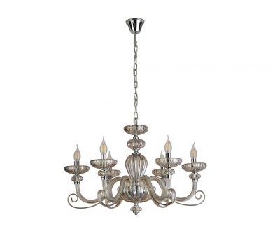 Подвесные люстры Newport 8626/C chrome cognac М0071597
