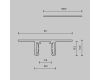 Шинопровод Maytoni Technical Busbar trunkings Exility X TRX239-421.12B