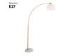 Торшер Arte Lamp Paolo A5822PN-1PB