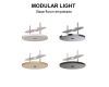 Основание потолочное утопленное 1L Mantra Modular Light Florones 9361