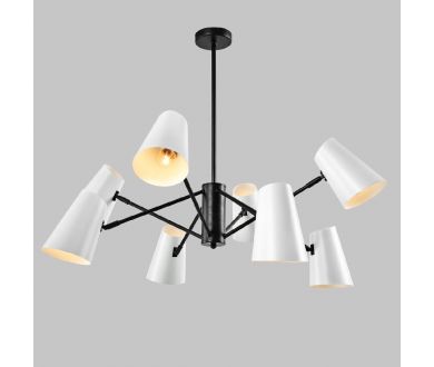 Купить Люстра на штанге IMEX MD.23670-8-P-BK Люстра на штанге IMEX MD.23670-8-P-BK
