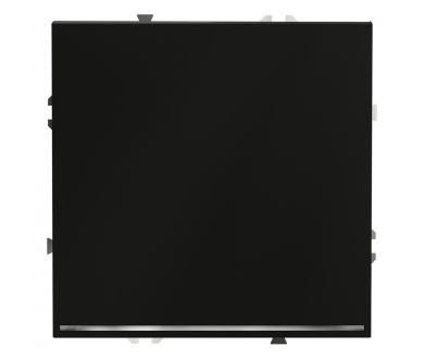 Выключатель одноклавишный с подсветкой Voltum S70 VLS010208 (черный матовый)