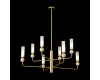 Люстра на штанге Crystal Lux SIMPLY SP8 BRASS