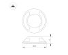 Накладка Arlight ART-DECK-CAP-LID2-R65 (SL, STEEL) 045350