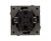 Механизм выключателя двухклавишный непроходной Arlight SWT-TENDO-MK02-PL-BK (230V, 10A) 054059