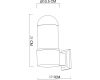 Уличный настенный светильник Arte Lamp Coppia A5217AL-1BK