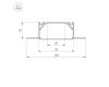 Профиль Arlight ARH-LINIA72-FANTOM-2000 ANOD 025025