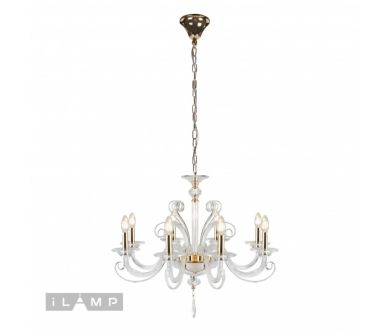 Купить Подвесная люстра iLamp King P9372-8 GD Подвесная люстра iLamp King P9372-8 GD
