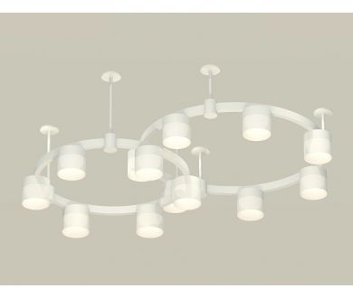 Комплект подвесного светильника Ambrella Light Techno Ring XR92211002 (A9221, A9226, C9236, C9231, N8402)