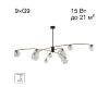 Люстра на штанге Citilux Fisher CL218193