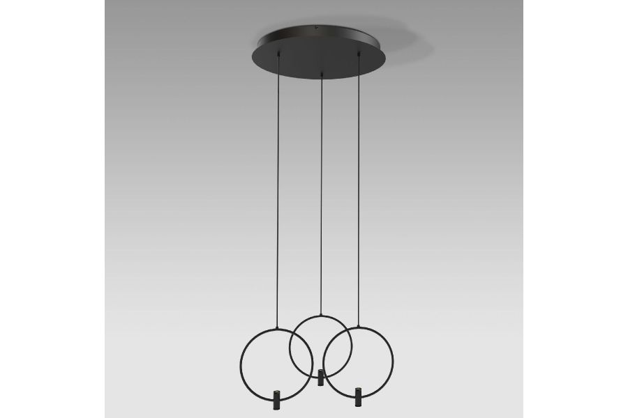 Подвесная люстра Eurosvet Layla 50257/3 LED черный a065627