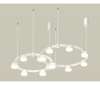 Комплект подвесного светильника Ambrella Light Techno Ring XR92081006 (A9208x2, C9236, C9231, N8399)