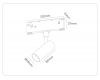 Трековый магнитный светильник Ambrella Light Track System GL2301