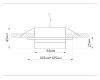 Встраиваемый светильник Ambrella Light GX53 Acrylic Tech Techno Spot TN52421