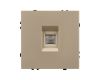 Розетка телефонная софт-тач золотой песок Arlight SCT-MTL1-SFPL-GD (RJ-11, 4C) 054302(1)