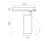 Трековый трехфазный светильник Quattro LED с управлением TRIAC Lightstar Alta Base A5147TRIAC