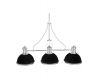 Подвесная люстра Lumina Deco Ettore LDP 710-3 BK+CHR