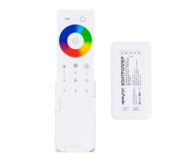 Купить Контроллер 3-х зонный Apeyron RGB - RGBW, 12/24В, 192/384Вт, 4 канала 04-48 Контроллер 3-х зонный Apeyron RGB - RGBW, 12/24В, 192/384Вт, 4 канала 04-48