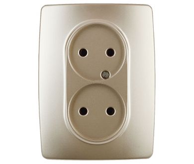 Розетка 2x2P Эра 12-2107-04 Б0031241