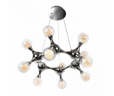 Подвесная светодиодная люстра iLedex Blossom C4465-12R CR