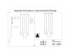 Основание потолочное 8L Mantra Modular Light Florones 9388