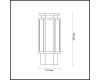 Уличный светильник Odeon Light Gino 4048/1B