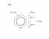 Встраиваемый светодиодный светильник Arlight LTD-70WH 5W Warm White 018420