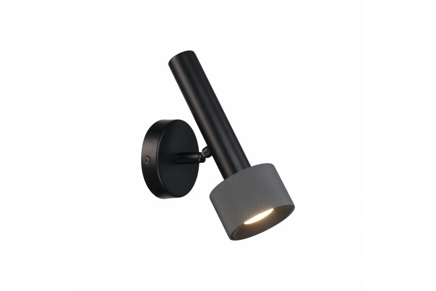 Спот iLedex Delta 2360-1 BK+GRP