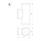 Уличный настенный светильник Arlight LGD-WALDER-R68-2x7W Day4000-MIX (Черный, 40 deg, 230V) (IP65 Металл) 060954