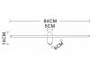 Подсветка для картин Arte Lamp Prima A2028AP-1GO