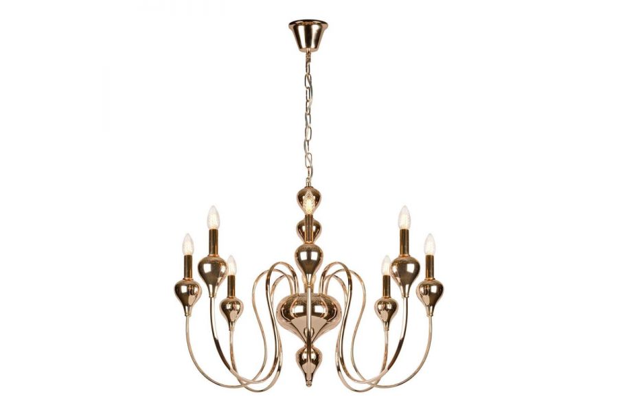 Подвесная люстра iLamp Lady 88003-8 GD