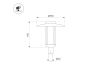 Уличный светильник Arlight ALT-MASAR-50W Warm3000 (BK, 150x30 deg, 230V) (IP65 Металл) 057268