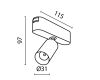 Трековый магнитный светильник Maytoni Focus LED TR103-1-5W3K-M-B